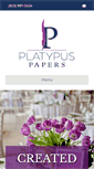 Mobile Screenshot of platypuspapers.com